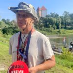 29.07.2022. Sandomierz. Rejs upamiętniający powstańców warszawskich. Na zdjęciu: Marek Bażant - komandor rejsu / Fot. Grażyna Szlęzak - Radio Kielce