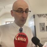 30.07.2022. Sandomierz. Spotkanie cyklu „Pamięci Sandomierskich Kolumbów”. Na zdjęciu Robert Piwko - Delegatura IPN w Kielcach. / Fot. Grażyna Szlęzak - Radio Kielce