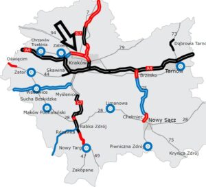 S52 Północna Obwodnica Krakowa / źródło: GDDKiA