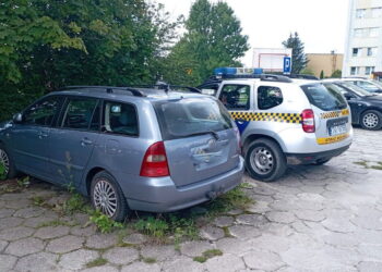 22.07.2022. Kielce. Skradzione auto. / Fot. Straż Miejska w Kielcach