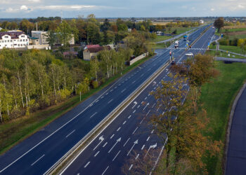 Trasa S7. Odcinek węzeł Siedlin - węzeł Załuski / Fot. GDDKiA