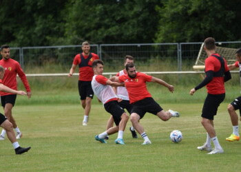 07.07.2022 Warka. Trening Korony Kielce / Fot. Korona Kielce