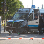 Wypadek z radiowozem / Fot. Radio Łódź