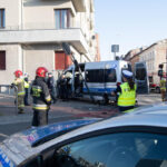 Wypadek z radiowozem / Fot. Radio Łódź