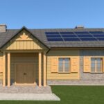 Chałupki. Chata garncarska. Wizualizacja / Fot. Urząd Miasta i Gminy w Morawicy