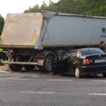 20.07.2022. Ruda Maleniecka. Wypadek / Fot. słuchacz Radia Kielce