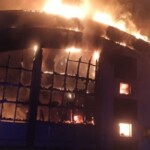 10.07.2022. Sędziszów. Pożar basenu / Fot. PSP Jędrzejów