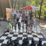 20.07.2022. Kielce. Park Miejski. Wakacyjna Szkoła Szachowa Radia Kielce / Fot. Rafał Szymczyk - Radio Kielce