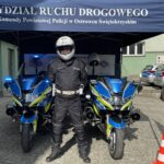 Ostrowiec świętokrzyski prezentacja nowych motocyklów policyjnych / Fot. Emilia Sitarska - Radio Kielce
