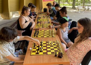 25.07.2022. Kielce. Wakacyjna Szkoła Szachowa Polskiego Radia Kielce / Fot. Rafał Szymczyk - Radio Kielce