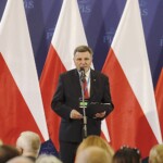 03.07.2022. Ostrowiec Świętokrzyski. Wizyta Jarosława Kaczyńskiego. Na zdjęciu: poseł Andrzej Kryj / Fot. Jarosław Kubalski - Radio Kielce