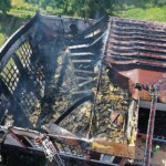 10.07.2022. Sędziszów. Budynek basenu po pożarze / Fot. Jarosław Kubalski - Radio Kielce