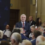 03.07.2022. Ostrowiec Świętokrzyski. Wizyta Jarosława Kaczyńskiego. Na zdjęciu: Andrzej Bętkowski - marszałek województwa świętokrzyskiego / Fot. Jarosław Kubalski - Radio Kielce