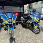 Ostrowiec świętokrzyski prezentacja nowych motocyklów policyjnych / Fot. Emilia Sitarska - Radio Kielce
