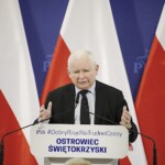 03.07.2022. Ostrowiec Świętokrzyski. Wizyta Jarosława Kaczyńskiego. Na zdjęciu: Jarosław Kaczyński - prezes PiS / Fot. Jarosław Kubalski - Radio Kielce