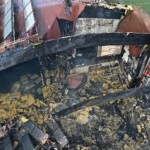 10.07.2022. Sędziszów. Budynek basenu po pożarze / Fot. Jarosław Kubalski - Radio Kielce