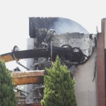 10.07.2022. Sędziszów. Budynek basenu po pożarze / Fot. Jarosław Kubalski - Radio Kielce