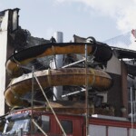 10.07.2022. Sędziszów. Budynek basenu po pożarze / Fot. Jarosław Kubalski - Radio Kielce