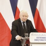 03.07.2022. Ostrowiec Świętokrzyski. Wizyta Jarosława Kaczyńskiego. Na zdjęciu: Jarosław Kaczyński - prezes PiS / Fot. Jarosław Kubalski - Radio Kielce