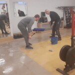 05.07.2022. Kielce. Świętokrzyski Klub Abstynentów „RAJ”. Efekty niewłaściwego odwodnienia i poprawianie błędu / Fot. ŚKA „RAJ”