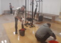 05.07.2022. Kielce. Świętokrzyski Klub Abstynentów „RAJ”. Efekty niewłaściwego odwodnienia i poprawianie błędu / Fot. ŚKA „RAJ”