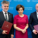 Na zdjęciu (od lewej): senator Krzysztof Słoń, Marlena Maląg - minister rodziny i polityki społecznej, Rafał Nowak - wicewojewoda świętokrzyski / Fot. Marlena Maląg - Facebook