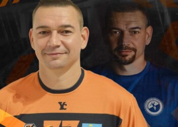 Na zdjęciu: Grzegorz Sobut / Fot. KSZO Handball - Facebook