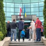 19.07.2022. Kielce. NBP. Kolejka po banknot kolekcjonerski „Ochrona polskiej granicy wschodniej” / Fot. Paulina Michta - Radio Kielce