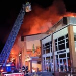 10.07.2022. Sędziszów. Pożar basenu / Fot. PSP Jędrzejów