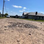 28.07.2022. Tumlin Wykień. Ulica Urocza / Fot. Michał Kita - Radio Kielce