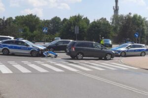 23.07.2022. Staszów. Wypadek / Fot. Policja