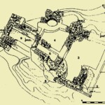 Zamek-dwór w Kazanowie Starym według rysunku E.Ćwiertaka / Fot. zamki.pl