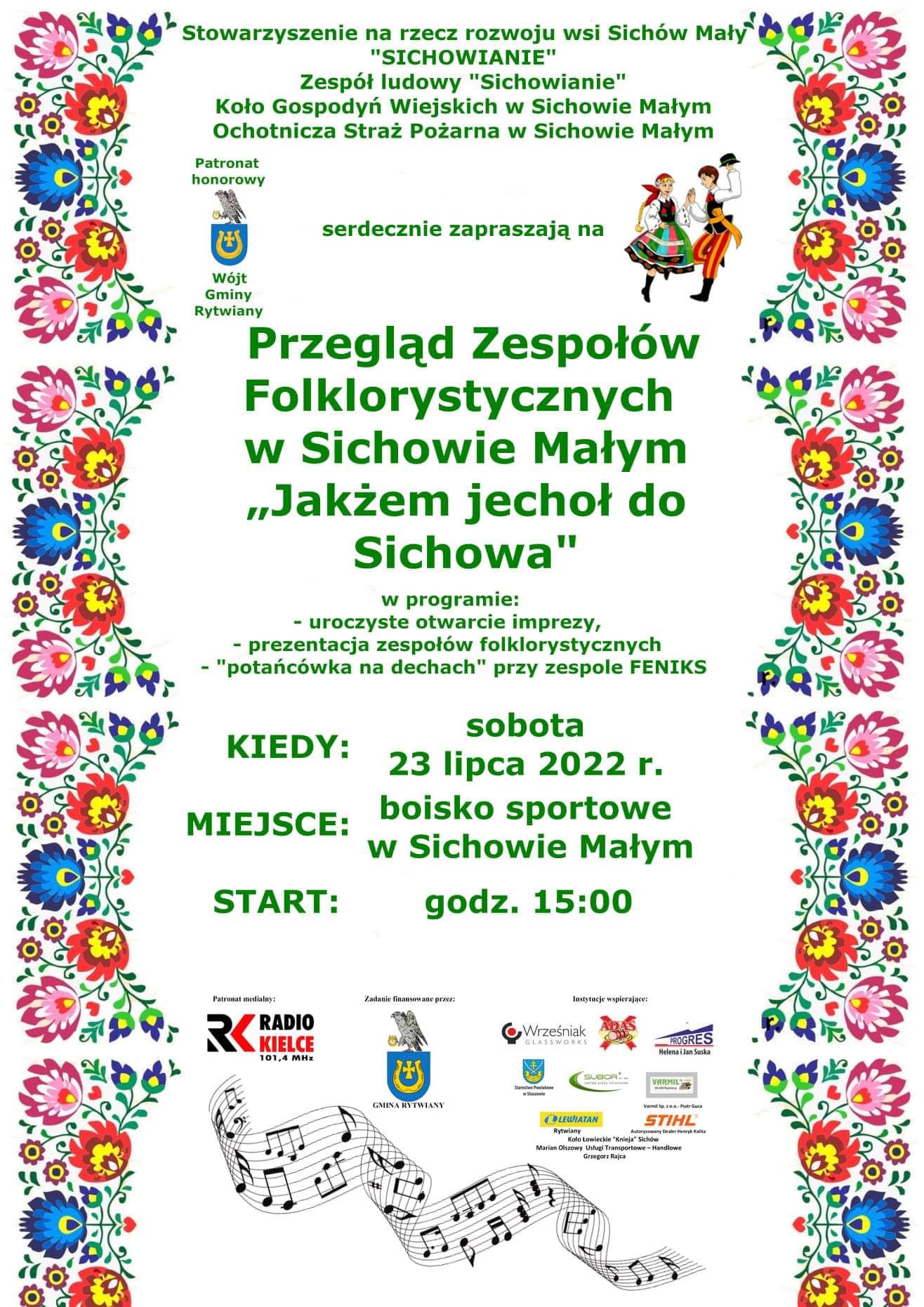 Przegląd Zespołów Folklorystycznych w Sichowie Małym „Jakżem jechoł do Sichowa” - Radio Kielce