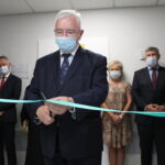 29.07.2022. Pińczów. Zakład Opieki Zdrowotnej. Otwarcie nowej pracowni rezonansu magnetycznego. Na zdjęciu: poseł Krzysztof Lipiec / Fot. Marta Gajda-Kruk - Radio Kielce