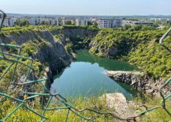 21.07.2022. Kielce. Ślichowice. Rezerwat skalny