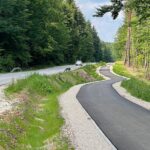 14.07.2022. Budowa drogi rowerowej Kielce – Zagnańsk / Fot. Wiktor Taszłow – Radio Kielce