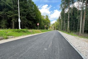 14.07.2022. Budowa drogi rowerowej Kielce – Zagnańsk / Fot. Wiktor Taszłow – Radio Kielce