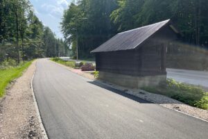 14.07.2022. Budowa drogi rowerowej Kielce – Zagnańsk / Fot. Wiktor Taszłow – Radio Kielce