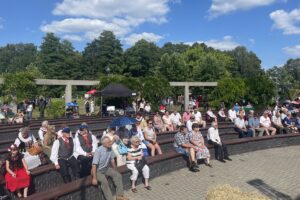 24.07.2022. Staszów. I Staszowski Przegląd Zespołów Folklorystycznych / Fot. Grażyna Szlęzak - Radio Kielce