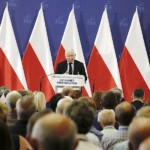 03.07.2022. Ostrowiec Świętokrzyski. Wizyta Jarosława Kaczyńskiego. Na zdjęciu: Jarosław Kaczyński - prezes PiS / Fot. Jarosław Kubalski - Radio Kielce