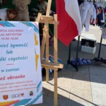 13.07.2022. Kielce. Akcja „Przynieś żywność lub środki czystości – w zamian weź ubranko” / Fot. Veronika Adamenko - Radio Kielce