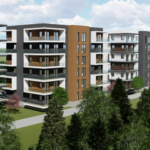 Wizualizacja osiedla przy ul. Hubalczyków w Ostrowcu Świętokrzyskim