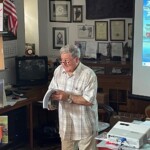 01.07.2022. Zagnańsk. XVI Międzynarodowe Posiady w cieniu Bartka. Na zdjęciu: Maciej Andrzej Zarębski - prezes Świętokrzyskiego Towarzystwa Regionalnego / Fot. Michał Kita - Radio Kielce