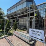 21.07.2022. Kielce. Termomodernizacja budynku ZUS przy ulicy Piotrkowskiej / Fot. Wiktor Taszłow - Radio Kielce