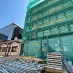 21.07.2022. Kielce. Termomodernizacja budynku ZUS przy ulicy Piotrkowskiej / Fot. Wiktor Taszłow - Radio Kielce