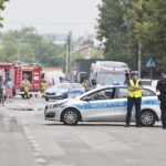 02.08.2022. Kielce. Wyciek gazu przy ulicy Kolberga / Fot, Wiktor Taszłow - Radio Kielce