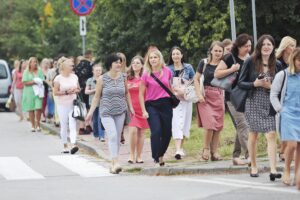 02.08.2022. Kielce. Wyciek gazu przy ulicy Kolberga / Fot, Wiktor Taszłow - Radio Kielce