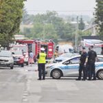 02.08.2022. Kielce. Wyciek gazu przy ulicy Kolberga / Fot, Wiktor Taszłow - Radio Kielce