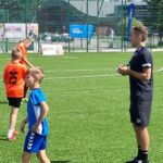 07.08.2022. Starachowice. Spotkanie pt. „Warsztaty z Gwiazdą”, którego gośćmi byli reprezentanci Polski w piłce nożnej Sławomir Peszko i Radosław Majewski / Maciej Makuła - Radio Kielce