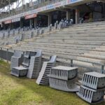 18.08.2022. Kielce. Wymiana krzesełek na Suzuki Arenie / Fot. Jacek Domoradzki - MOSiR Kielce